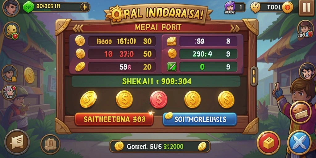 Pemandangan grafis yang memukau di dalam game.