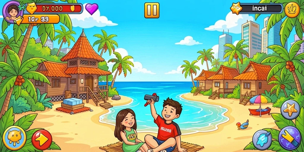 Screenshot fitur multiplayer yang memungkinkan bermain bersama teman.