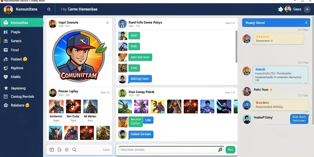 Fitur multiplayer memungkinkan interaksi dengan teman-teman.