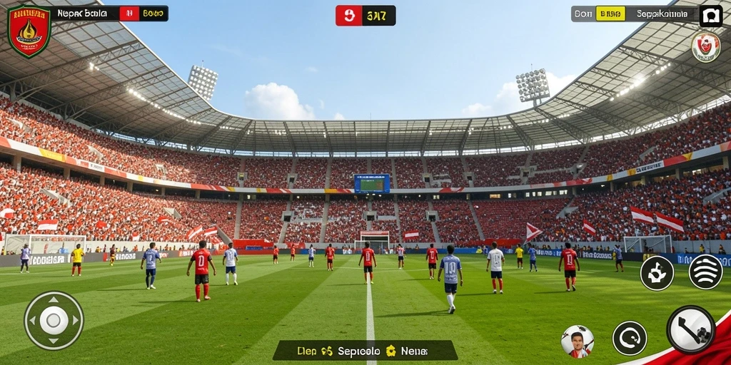 Screenshot menunjukkan aksi seru dalam mode multi-pemain.
